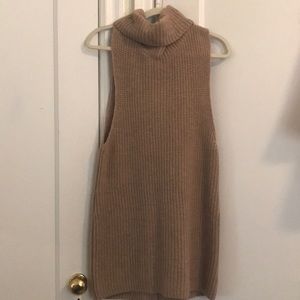 Free People cowl neck knit dress